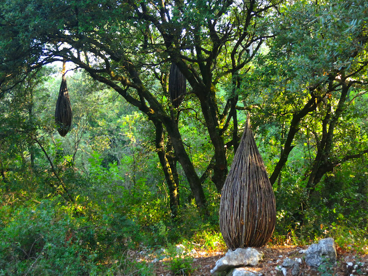 The enchanted forest. Deep in the woods of south France, Spencer Byles created a mysterious wonderland through a series of spectacular, organic sculptures. 