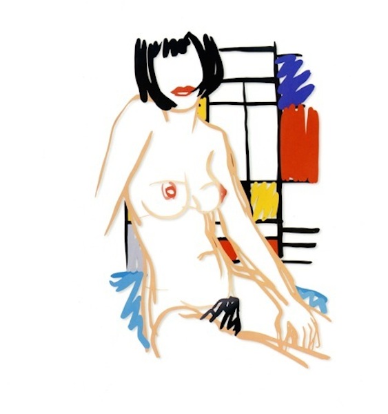 Tom Wesselmann, Monica sitting with Mondrian (Variation #2) (1988)Photo: courtesy Galerie Gmurzynska