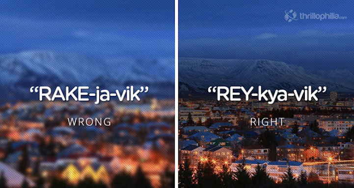 How to pronounce Reykjavik.