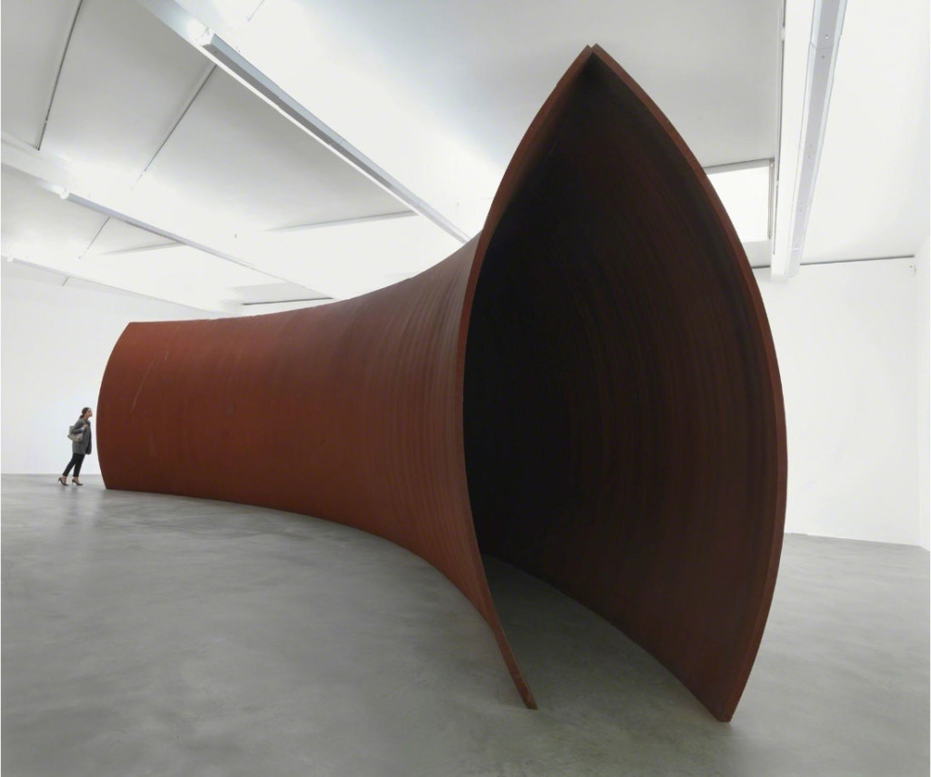 Richard Serra, Backdoor Pipeline, 2010 at Gagosian Gallery London.