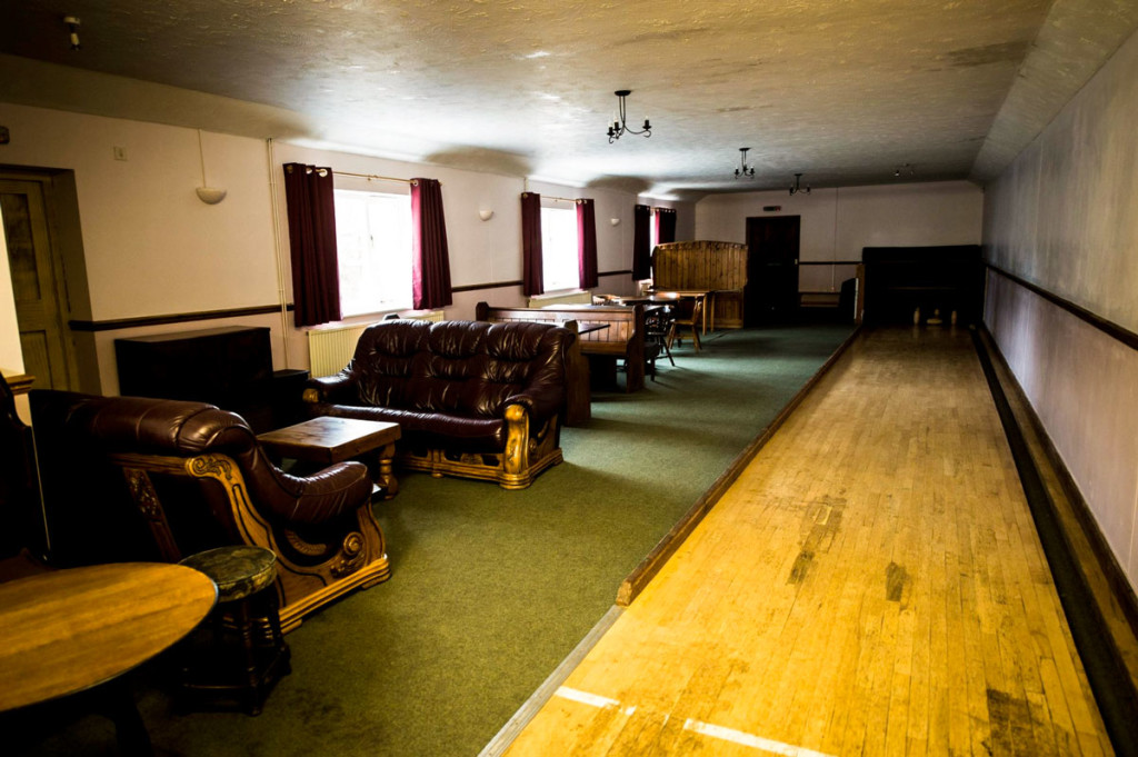 The Salutation Inn in Ham was crowned pub of the year by the Campaign for Real Ale. A skittle alley dominates the bar.