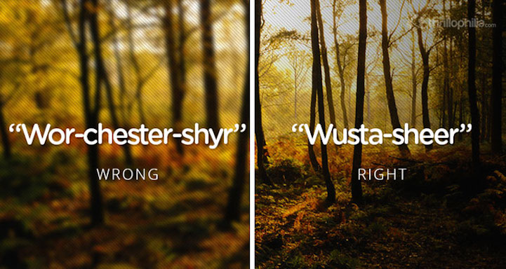 How to pronounce Worcestershire.