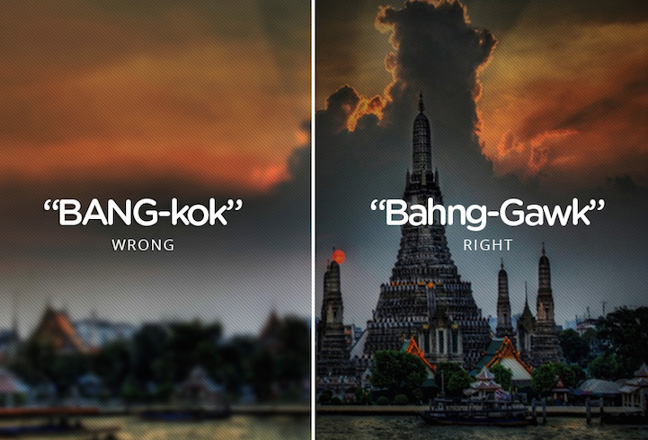 How to pronounce  Bangkok.