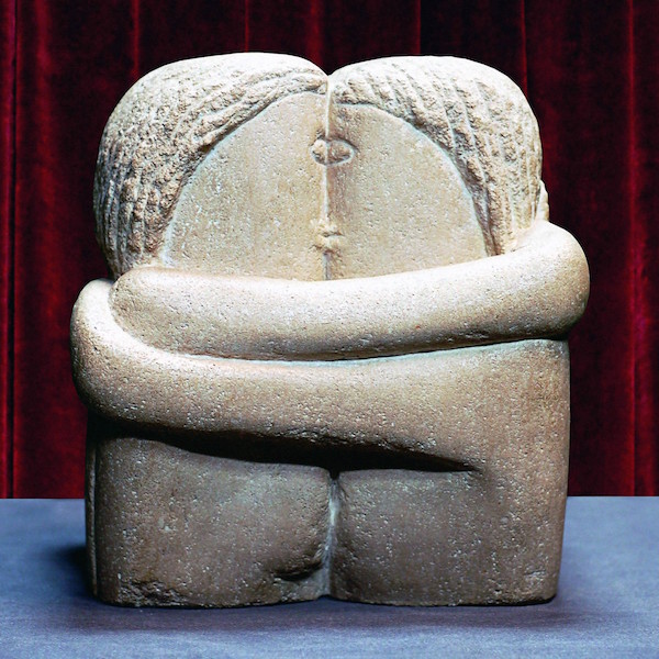 Constantin Brâncusi, The Kiss (1907-08) Photo via: Pix Shark