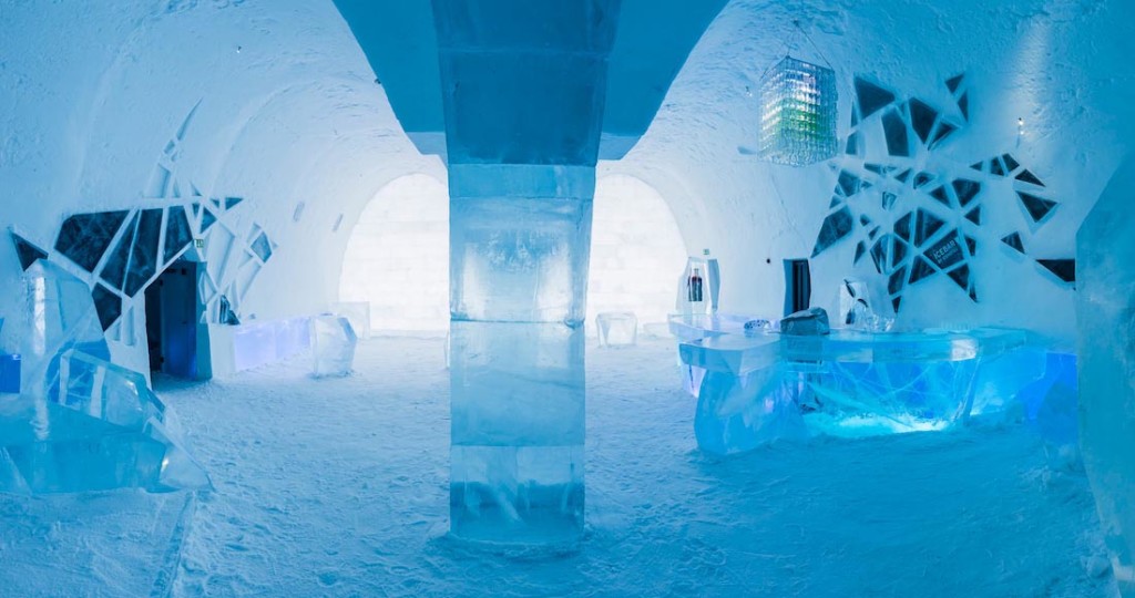 The Icebar of the IceHotel Jukkasjarvi. Photo: Christopher Hauser