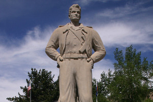 Steve Canyon Statue